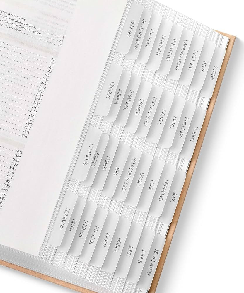 Mr. Pen- Bible Tabs, 75 Tabs, Transparent White Laminated Bible Tabs for Women and Men, Bible Tab... | Amazon (US)