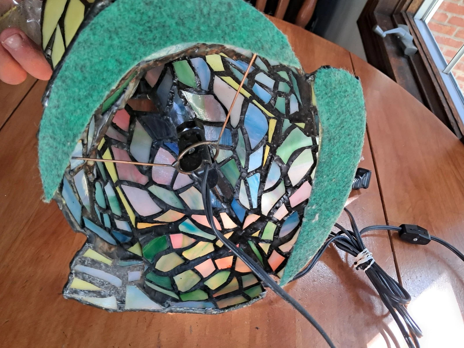 Frog Table Lamp Tiffany Style Stained Glass Accent Light 9.5”"x 6.5"x 8" | eBay US