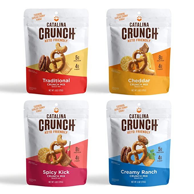Catalina Crunch Mix Keto Snack Mix Variety Pack | Keto Friendly, Low Carb, Protein Snacks, 6 oz (... | Amazon (US)