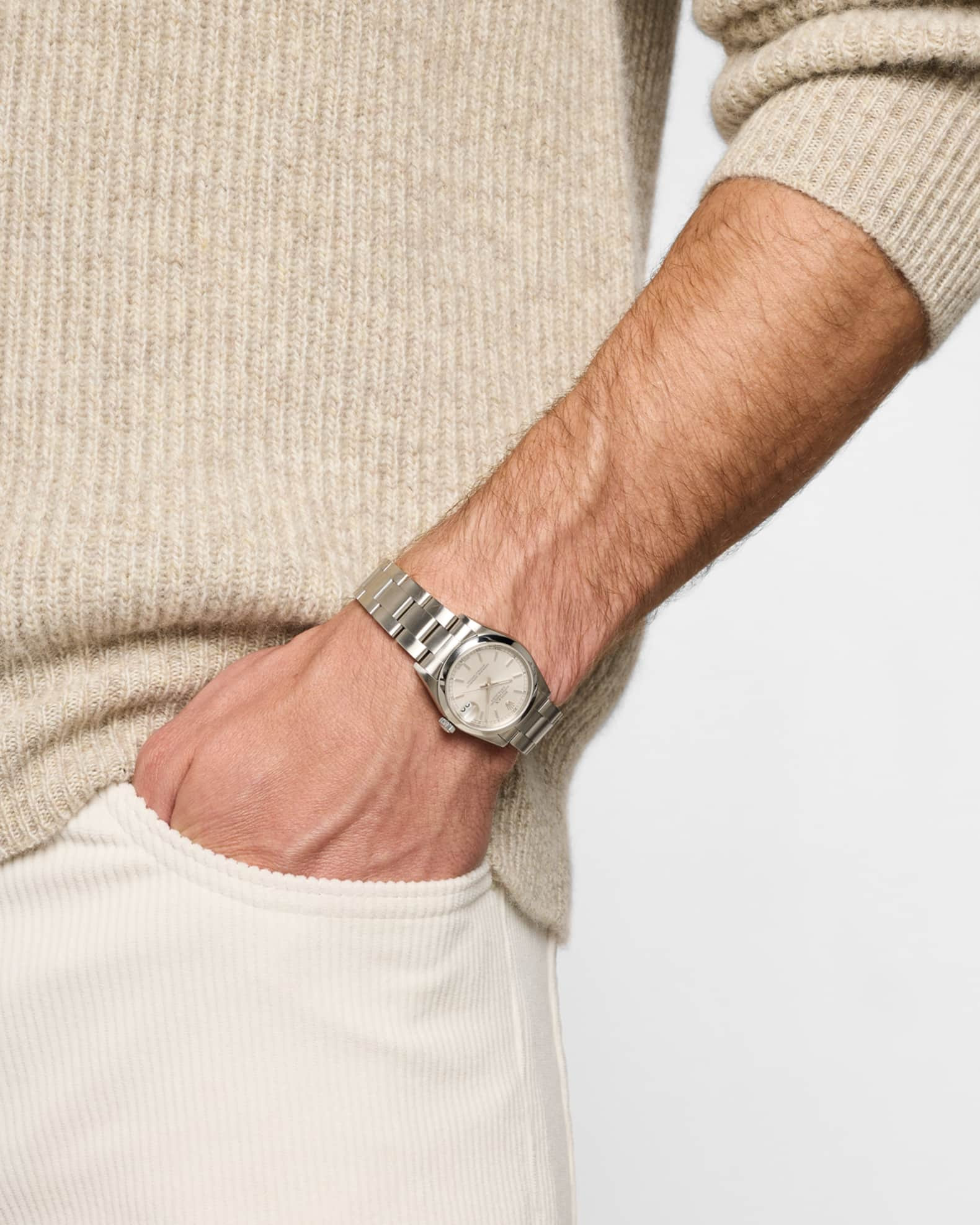 Rolex Stainless Steel Oyster Perpetual Datejust 31mm Vintage 1998 Watch | Neiman Marcus