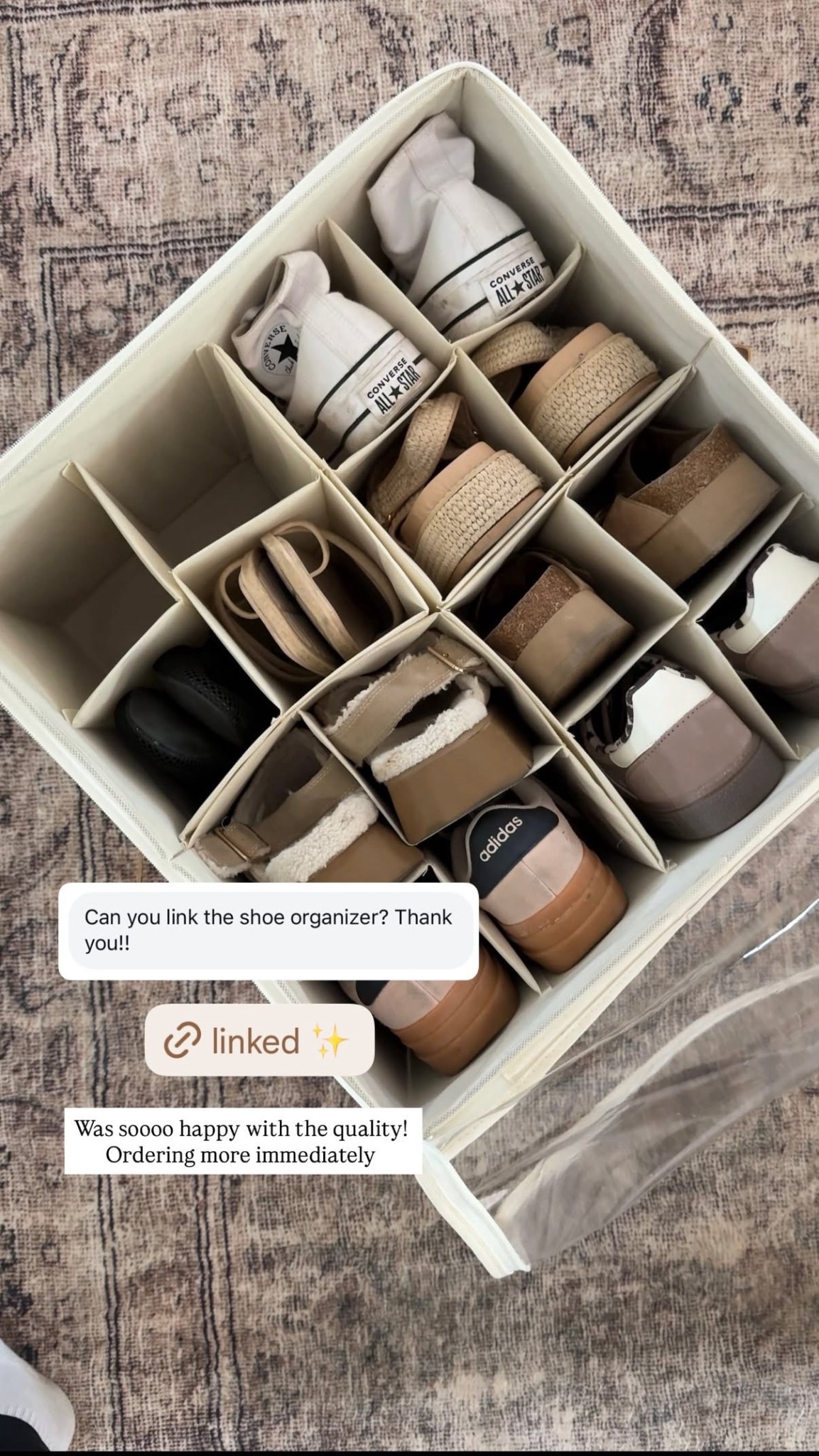 The best solution for shoe organization! 

#LTKmomlife #LTKootd #LTKHome