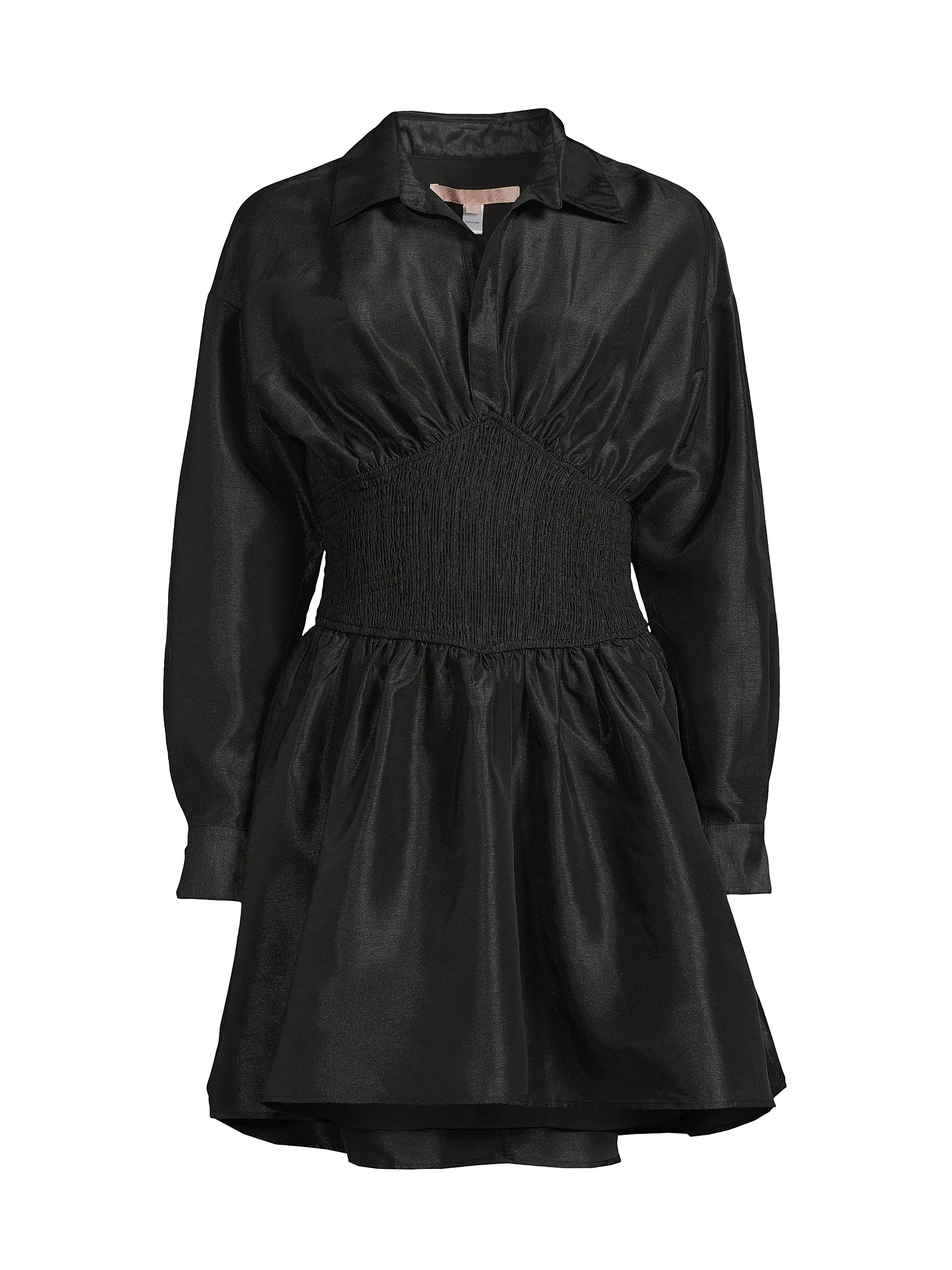 Dolan Smocked Minidress | Saks Fifth Avenue