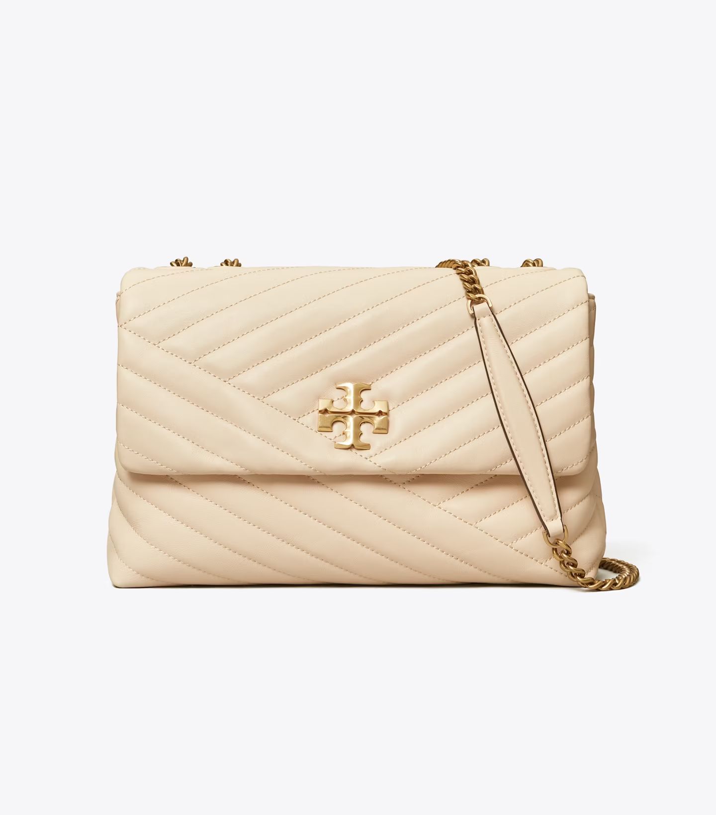 KIRA CHEVRON CONVERTIBLE SHOULDER BAG | Tory Burch (US)