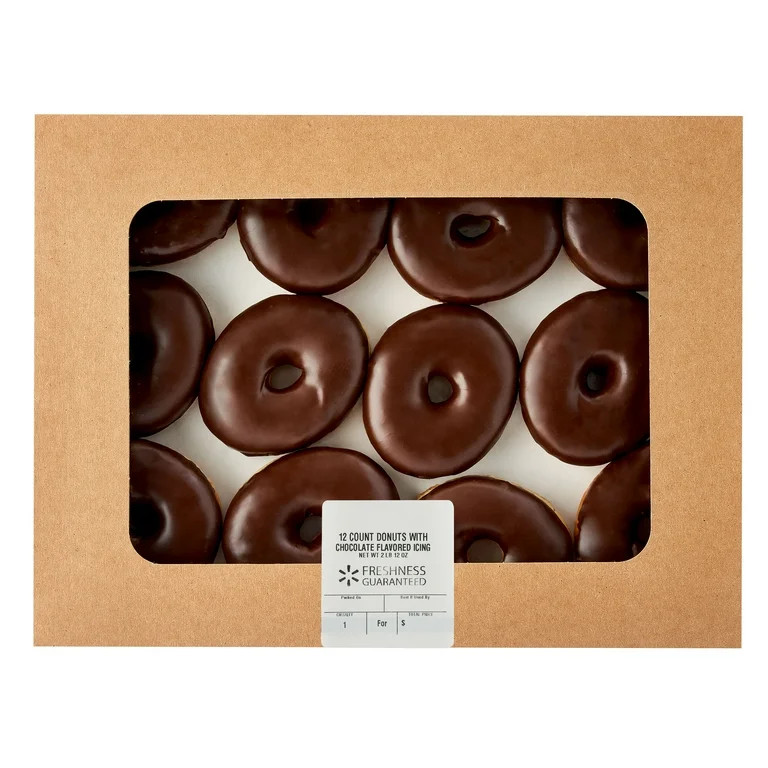 Freshness Guaranteed Donuts with Chocolate Icing, 12 Count | Walmart (US)
