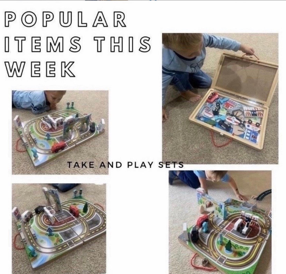 Toddler Boy - gift idea this take along town is so much fun and my son comes up with great imaginary scenarios when he plays with this. It all folds up and stows away so easily.  There are more set styles too, that I tagged, like a castle and airport .  


#todddler #toddlergift #under25 #budgetfriendly #target #salefinds #melissaanddoug #cars #carset #toddlergirl #toddlerboy

#LTKSaleAlert #LTKKids