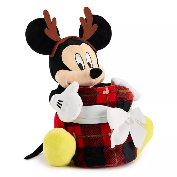 Disney's Mickey Mouse Holiday Pillow Buddy & Throw Blanket by The Big One® | Kohl's