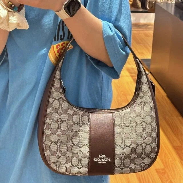 Coach Carmen Shoulder Bag Women Shoulder Bag Handbag And Smooth Leather (Brown) | eBay US