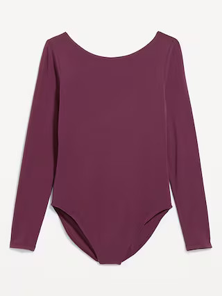 Double-Layer Scoop-Back Bodysuit | Old Navy (US)