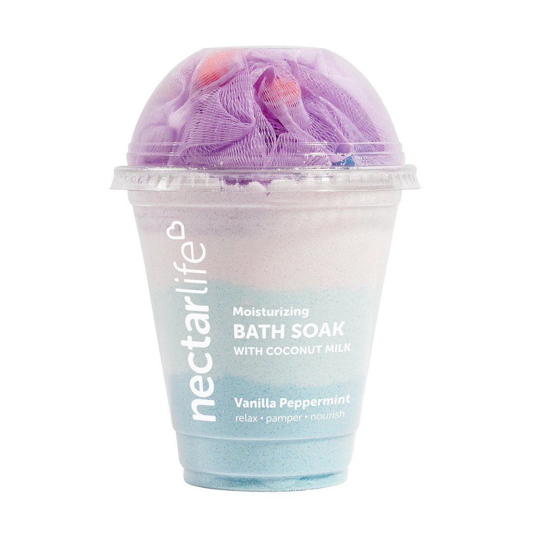 Vanilla Peppermint Milkshake Bath Soak | Nectar Bath Treats