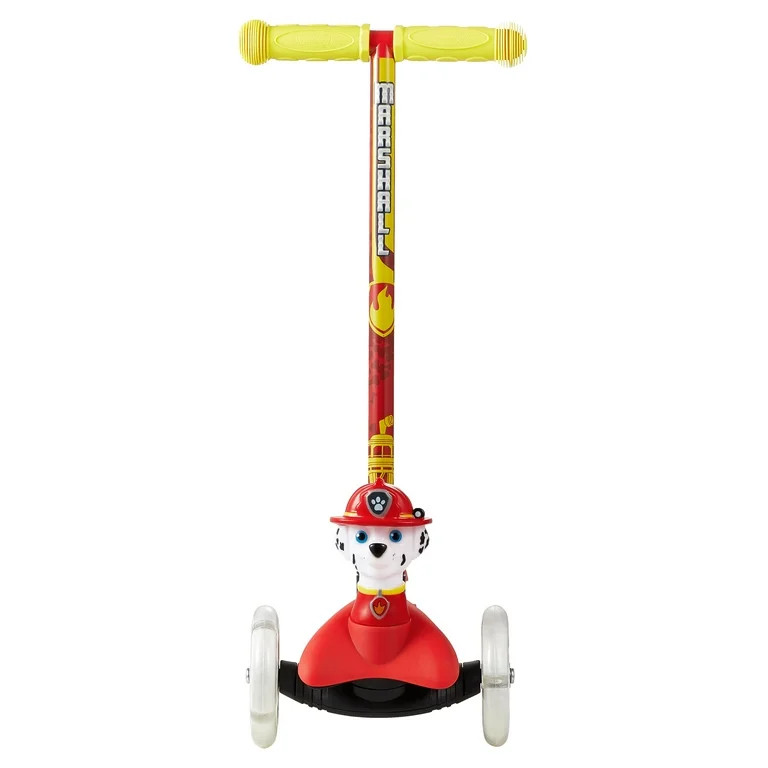 Paw Patrol Marshall 3D Toddler Scooter, 3 Wheel Scooter for Kids Ages 3+ | Walmart (US)