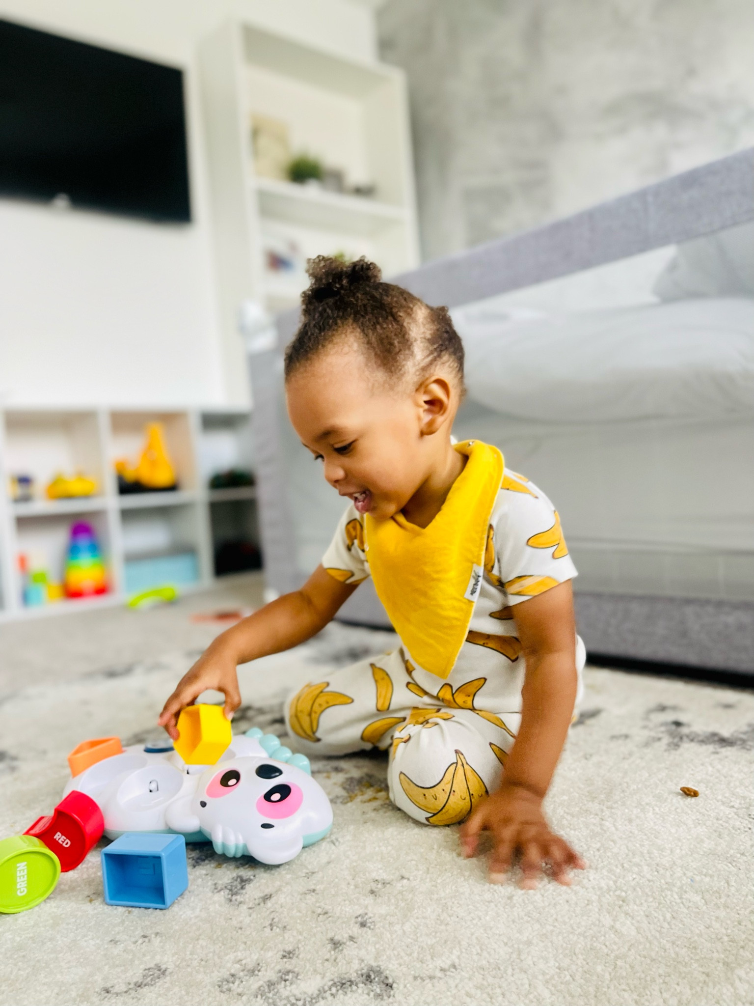 Banana pajamas! Click the photo to shop baby Geoff’s new room! 

#LTKkids #LTKfamily #LTKbump