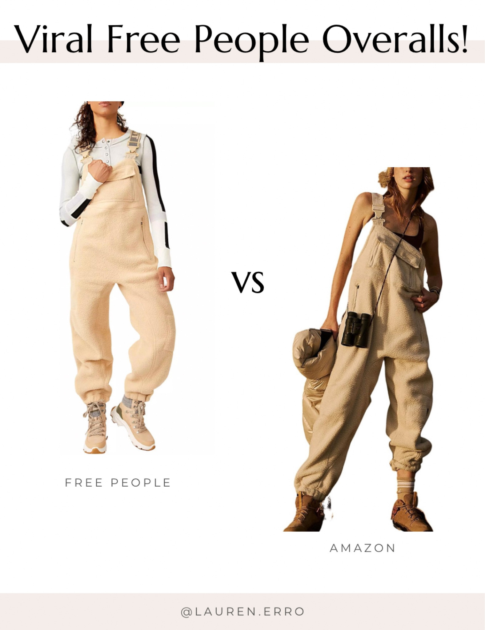 Viral Free People Inspired fleece overalls!
.
.
.
Dupe, fleece, hit the slopes salopette, FP movement 

#LTKfindsunder100 #LTKfindsunder50 #LTKstyletip