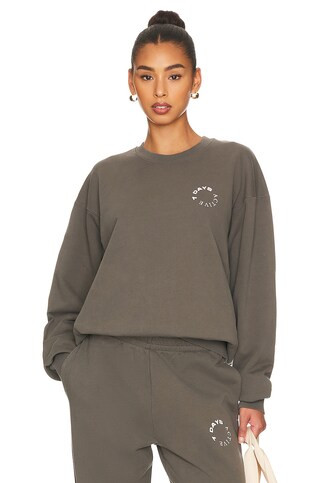 7 Days Active Monday Sweatshirt in Beluga Grey from Revolve.com | Revolve Clothing (Global)