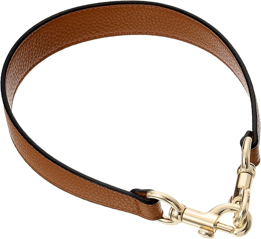 uxcell 14.17 Inch PU Leather Short Bag Strap with Clasp, Purse Handles Handbags Replacement Strap... | Amazon (US)
