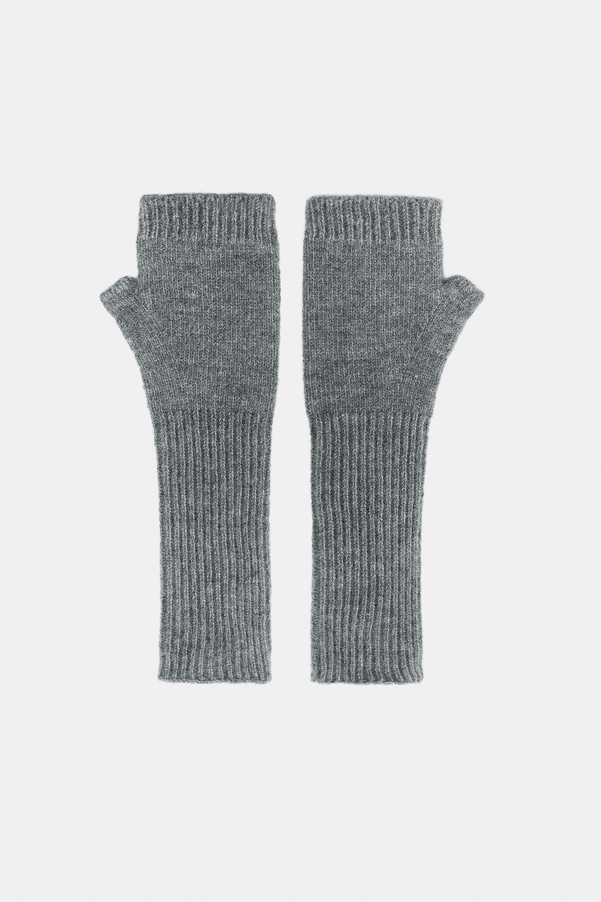 LONG KNIT MITTENS | Zara UK