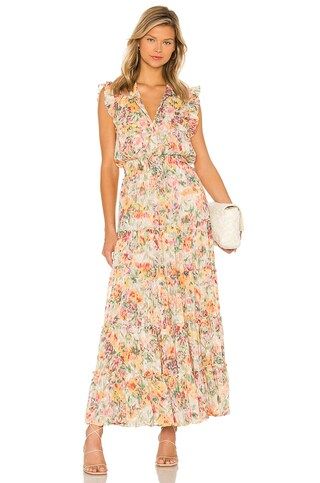 MISA Los Angeles Trina Dress in Bahara Floral from Revolve.com | Revolve Clothing (Global)