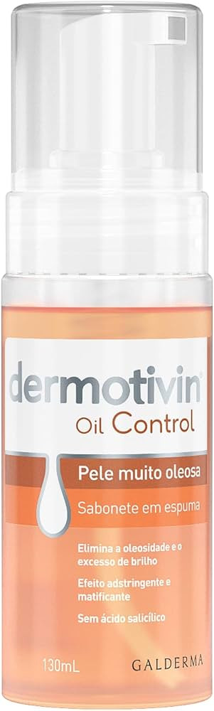Dermotivin Espuma De Limpeza Facial Pele Oleosa Oil Control 130ml | Amazon (BR)