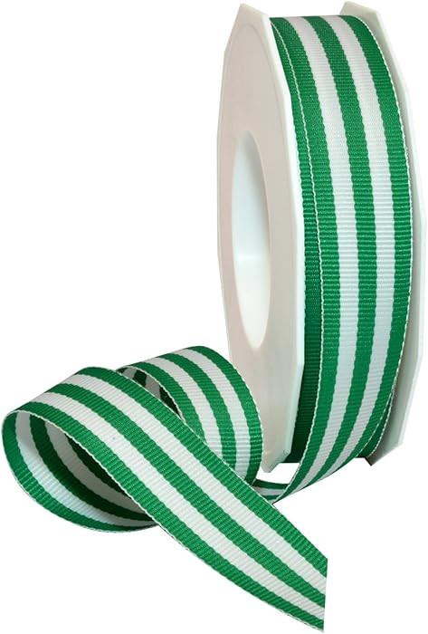 Morex Ribbon Striped Polyester Grosgrain Ribbon, Party Decorations, Gift Wrapping, Fun Patterns, ... | Amazon (US)