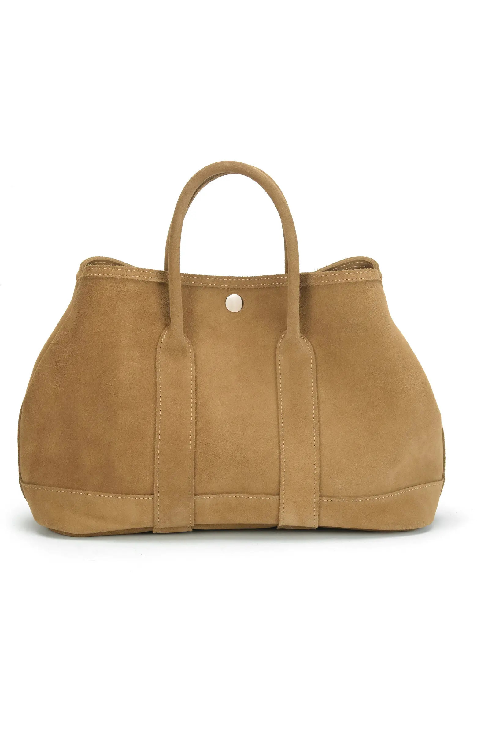 Audrey Nubuck Suede Leather Top Handle Bag | Nordstrom