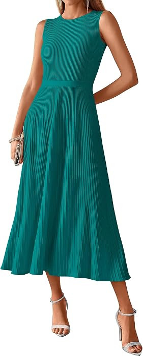 BTFBM Women Midi Bodycon Tank Dress | Amazon (US)