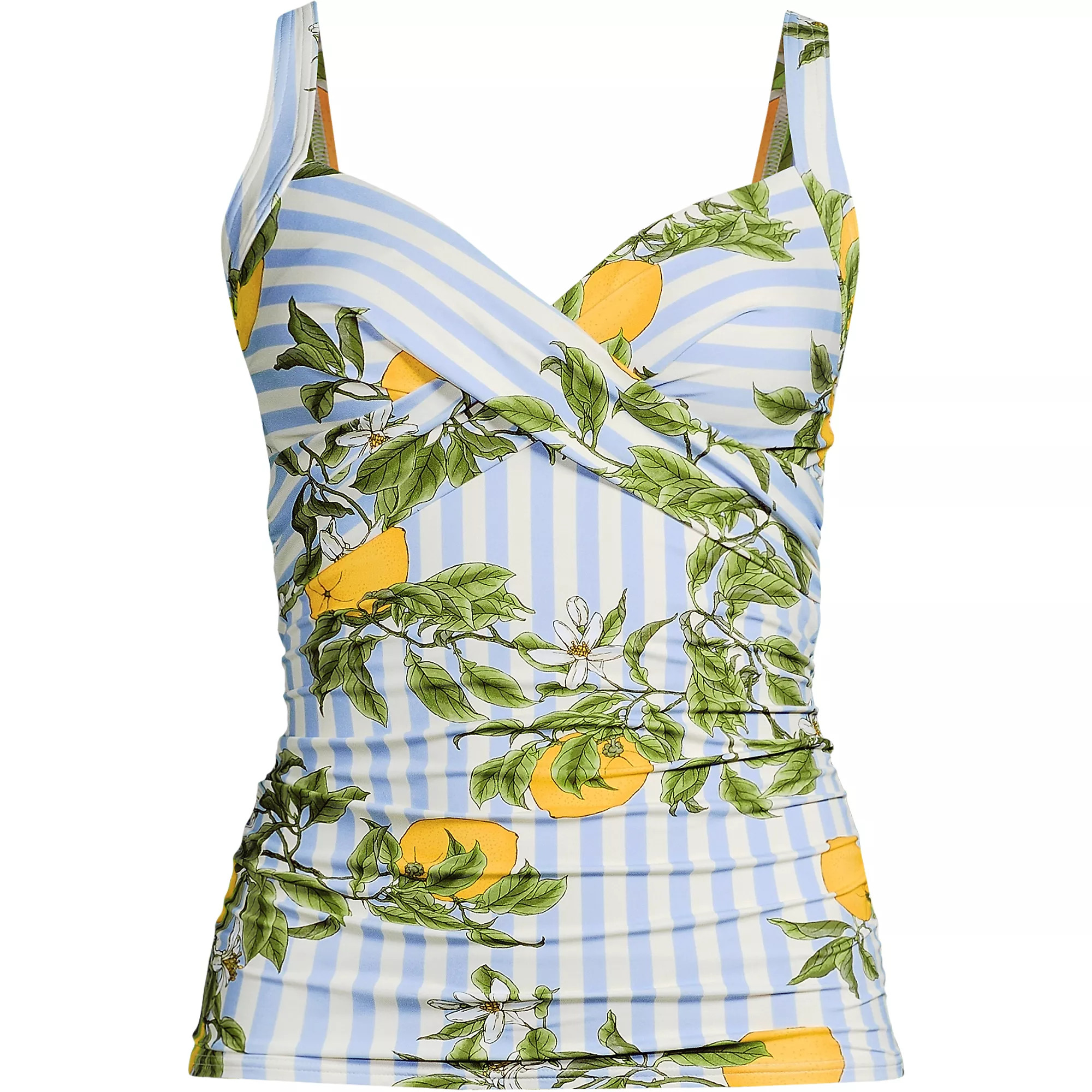 Women's Sweetheart Wrap Underwire Tankini Top | Lands' End (US)