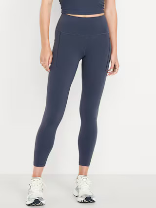 High-Waisted StudioSmooth 7/8 Pocket Leggings | Old Navy (US)