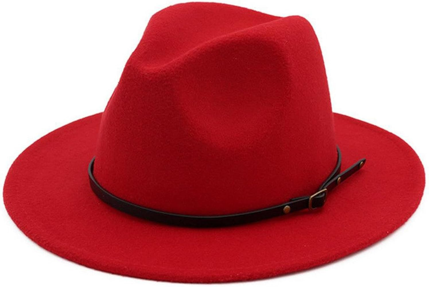 Lisianthus Women Belt Buckle Fedora Hat | Amazon (US)
