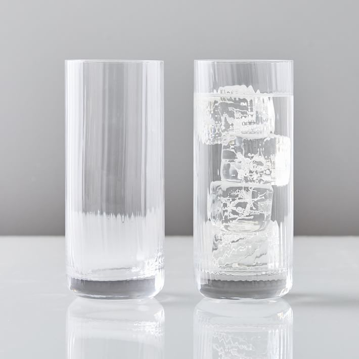 Esme Fluted Bar Glass (Set of 2) | West Elm (US)