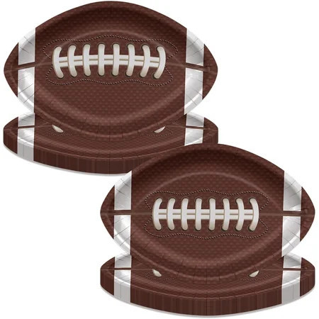 40 Pcs Football Shaped Plates, Football Party Decorations Football Party Plates Football Disposable Paper Plates for Kids Men Football Birthday Party Tailgate Party Football Game Day (40) | Walmart (US)
