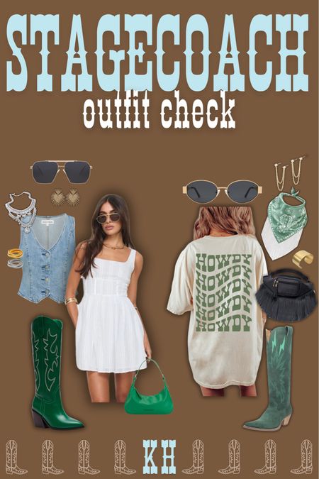 Outfit inspo for the festival of the year!! Stagecoach outfit inspo!!

Stagecoach festival, festival outfit inspo, outfit ideas, stagecoach outfit ideas, boots, western boots,  green boots 

#LTKstyletip #LTKFestival #LTKitbag