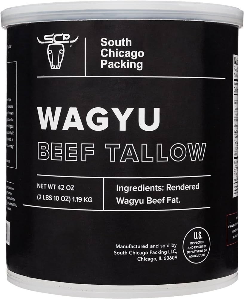 South Chicago Packing Wagyu Beef Tallow, 42 Ounces, Paleo-friendly, Keto-friendly, 100% Pure Wagy... | Amazon (US)