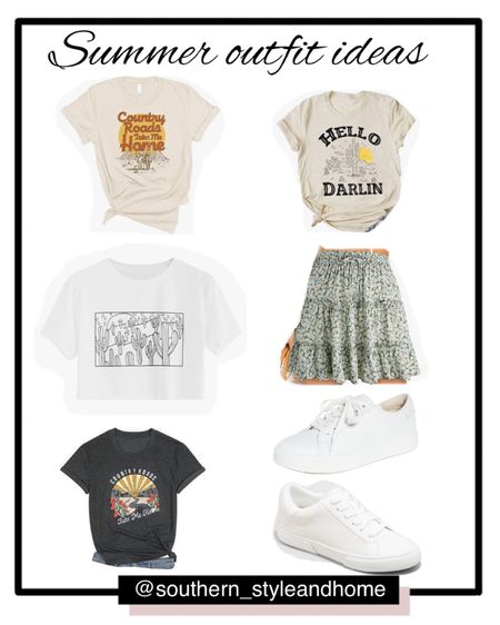 I love these graphic tees from Amazon. Great summer outfit idea. 

#LTKtravel #LTKstyletip #LTKsalealert