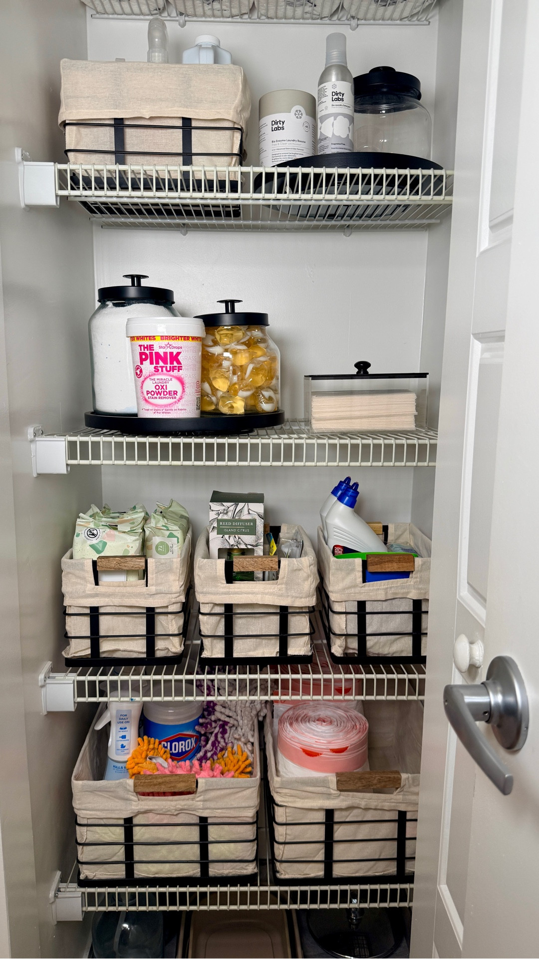 supply closet 

#organization #homeorganization #supplycloset

#LTKHome