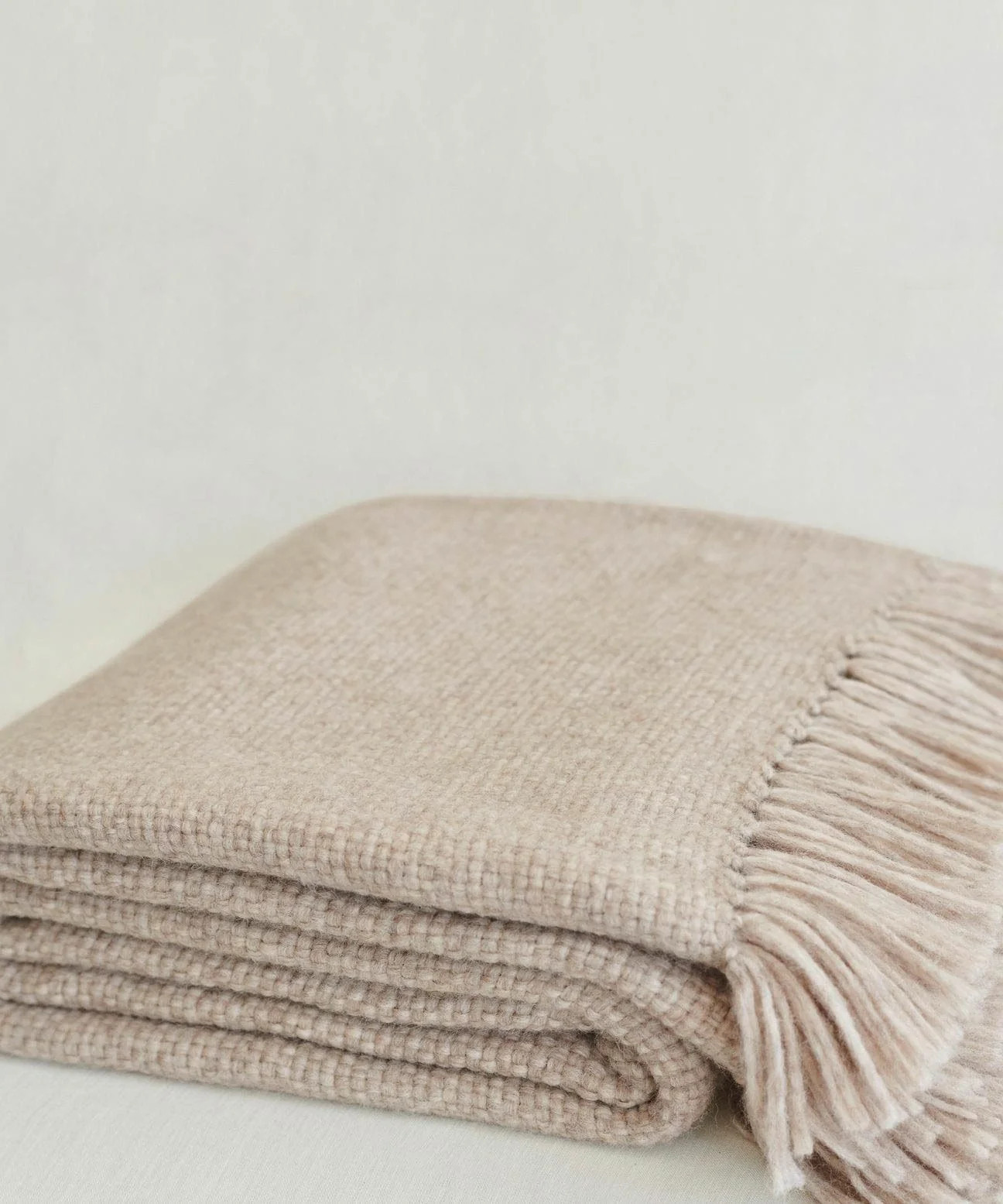 Large Alpaca Basketweave Throw | Jenni Kayne