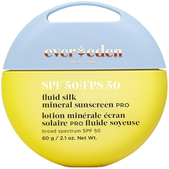 Evereden SPF50 Fluid Silk Mineral Kids Sunscreen: Clean Cooling Non-Nano UVA, UVB, & IR Protectio... | Amazon (US)