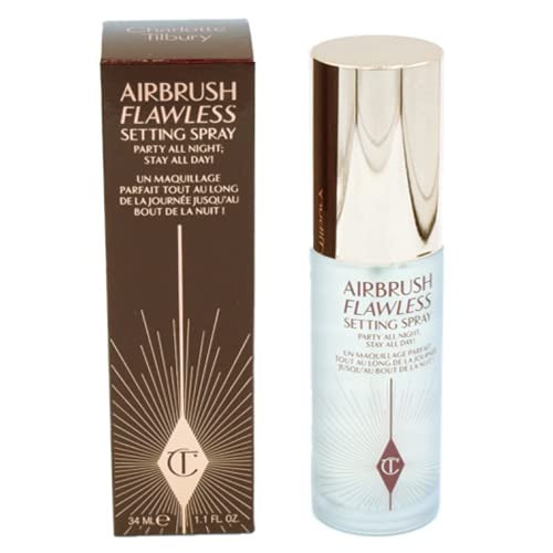 Charlotte Tilbury Airbrush Flawless Setting Spray - Ultra-Fine Hydrating Mist to Prime & Set Face Makeup For Up to 16Hr - Soothes, Blurs Pores & Calms Skin | Amazon (US)