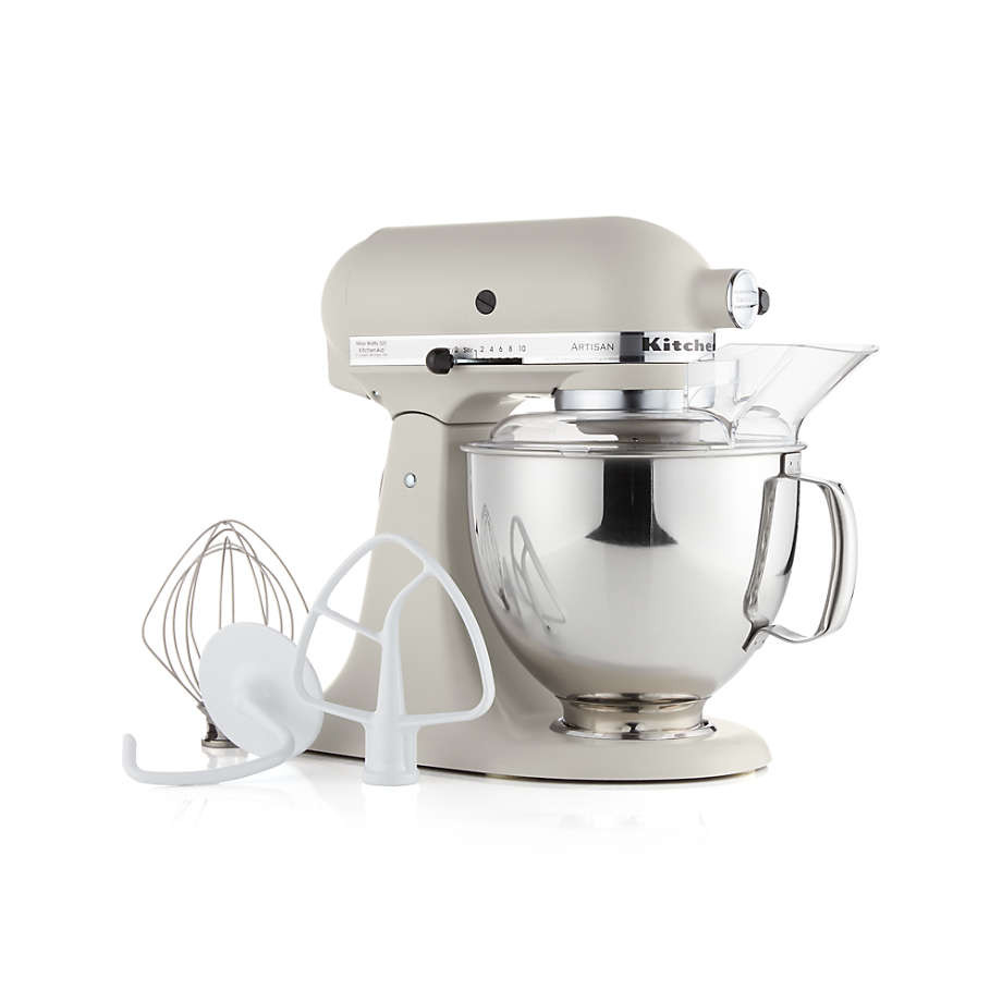 KitchenAid Artisan Series Steel Blue 5-Quart Tilt-Head Stand Mixer + Reviews | Crate & Barrel | Crate & Barrel