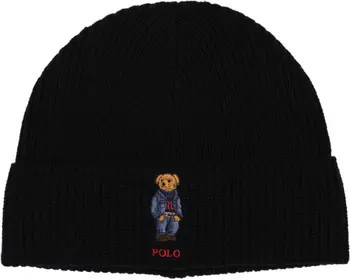 Solid Denim Bear Beanie | Nordstrom