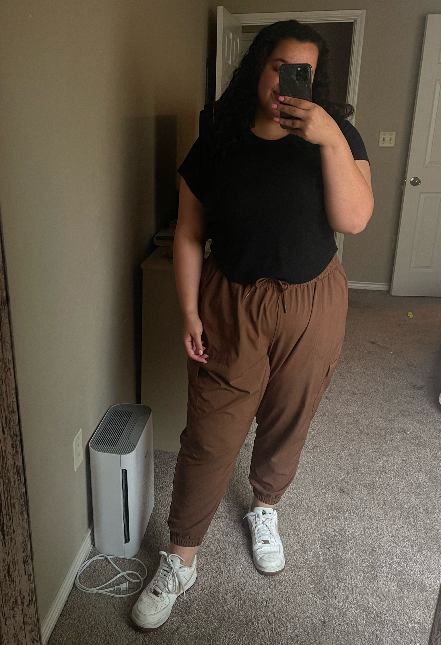 a staple outfit in my routine 🤎 linking all my favorite black tees!! 

day 3

#LTKfit #LTKworkwear