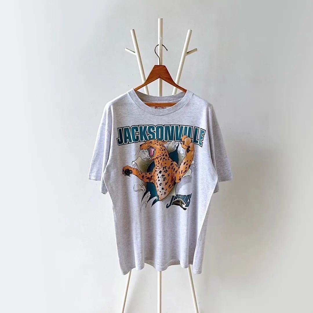 90s Jacksonville Jaguars NFL Screen 2 Side T-shirt/ XL - Etsy | Etsy (US)