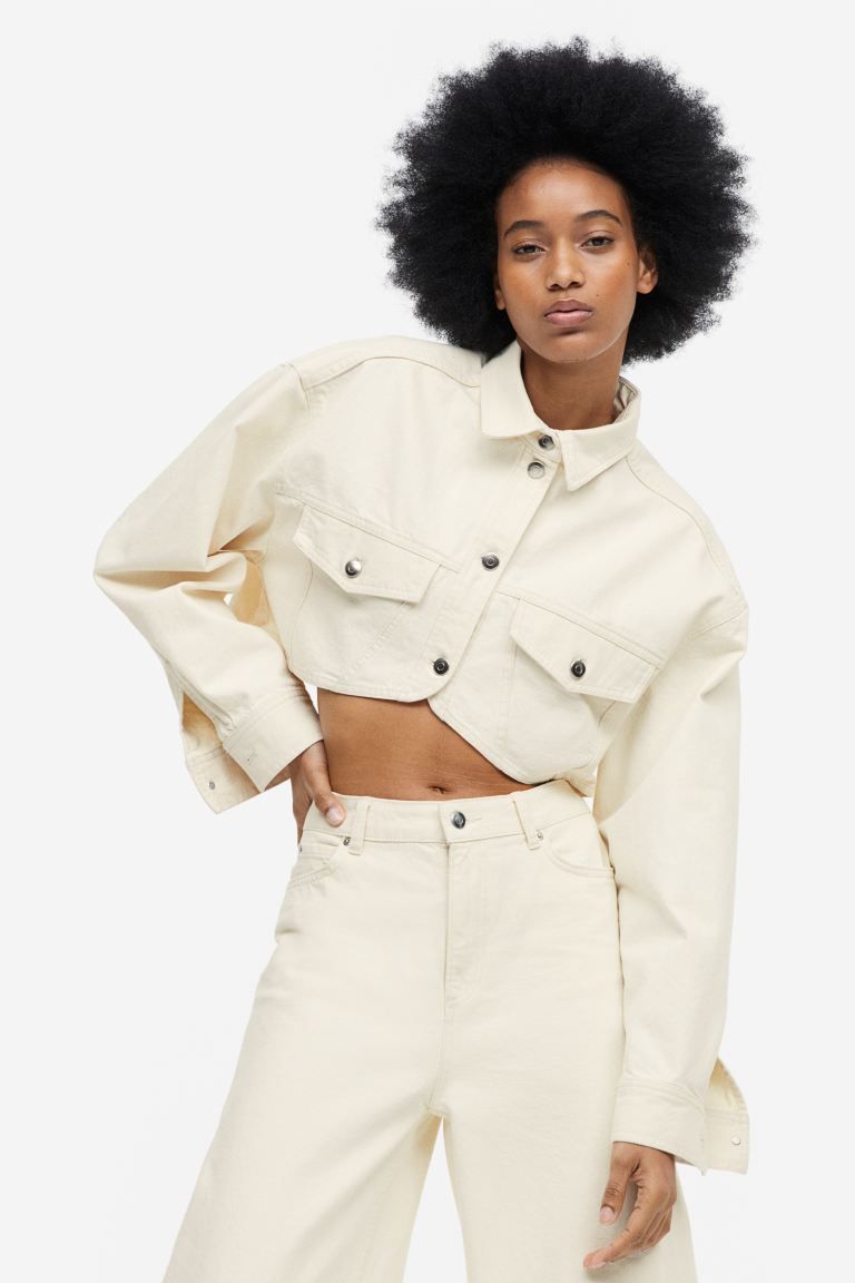 Cropped denim jacket | H&M (US + CA)