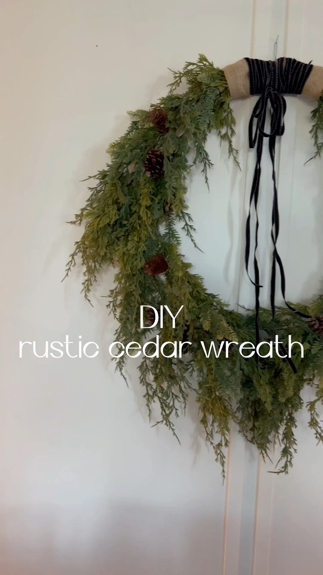 My diy wreath! 
Natural, rustic, Christmas decir 

#LTKHoliday #LTKSeasonal