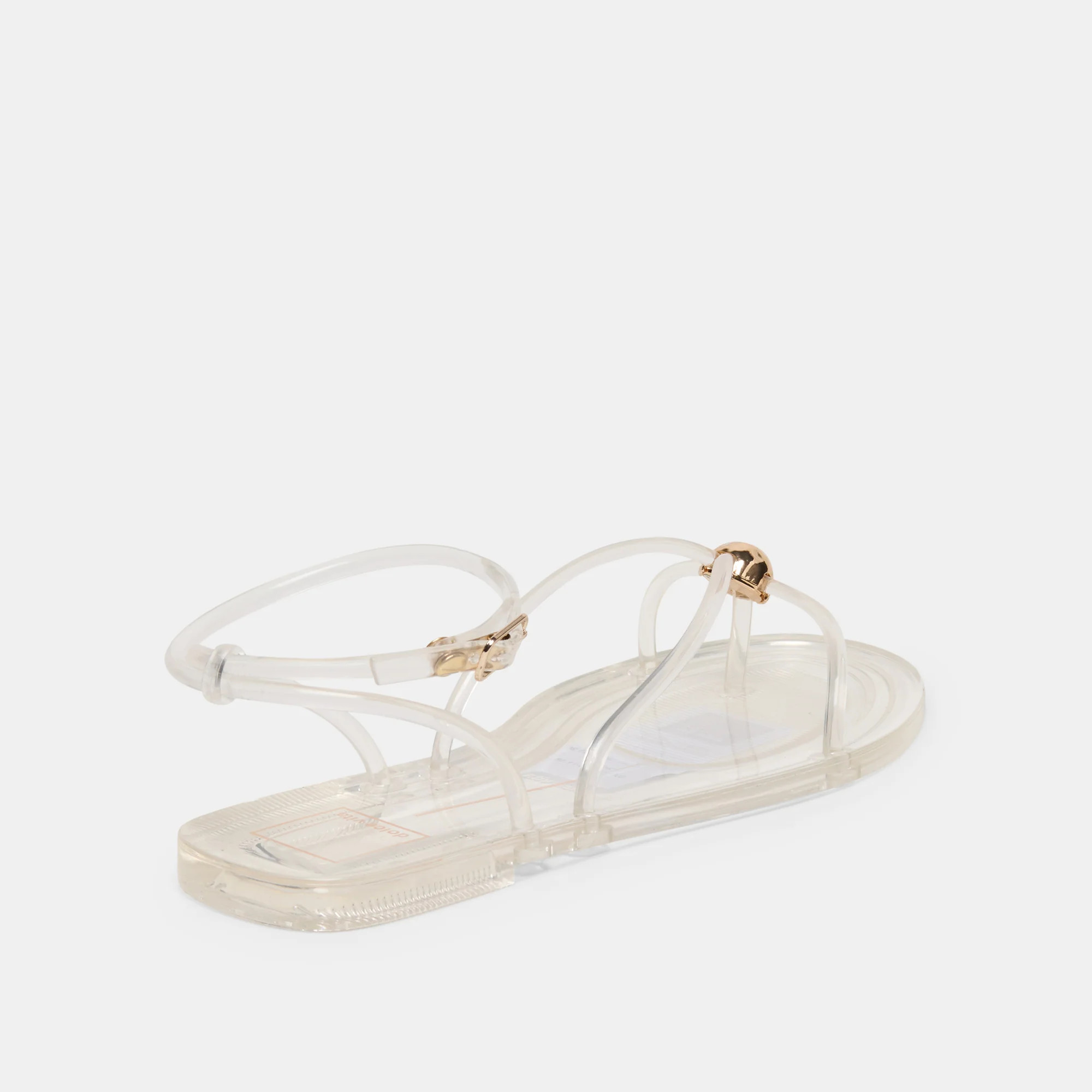 Kenley Vinyl Sandals Crystal Jelly | DolceVita.com
