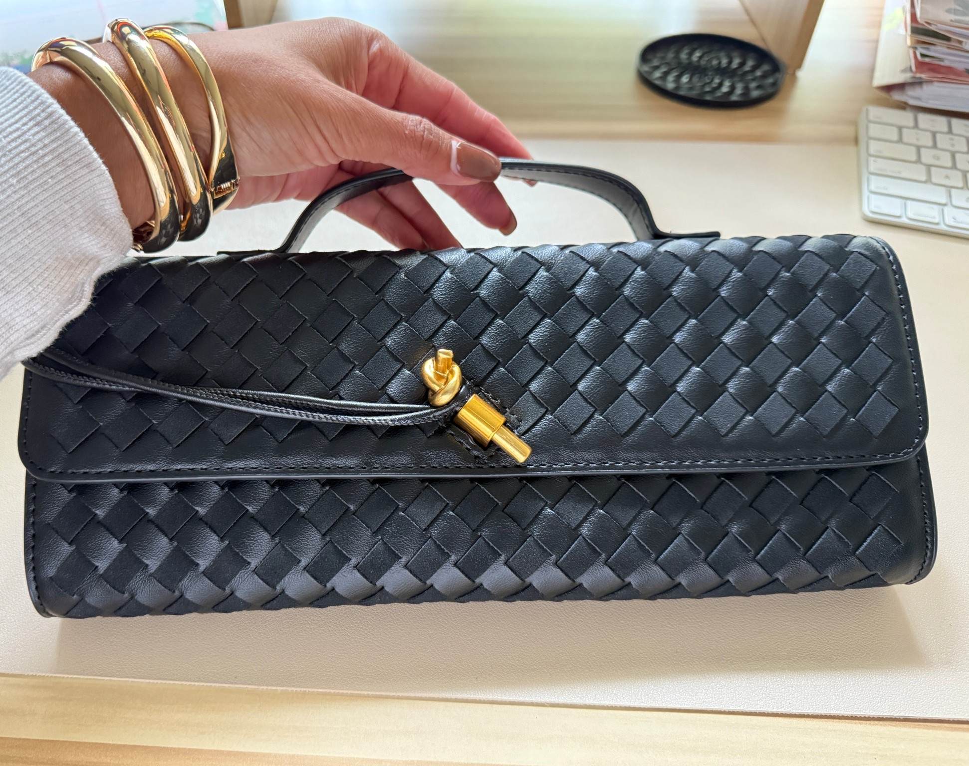 Chic Black Bag #desigberdupe #ysl 

#LTKFindsUnder100 #LTKStyleTip #LTKBeauty