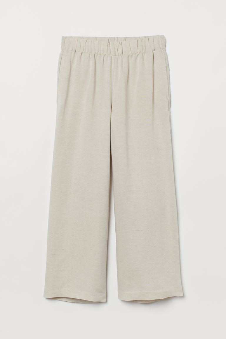 Linen-blend Crop Pants | H&M (US + CA)