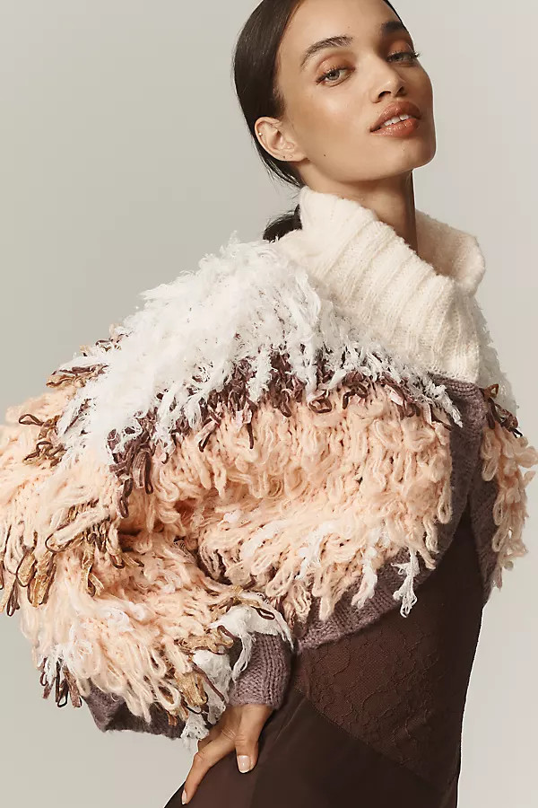 By Anthropologie Fringe Cardigan Sweater | Anthropologie (US)