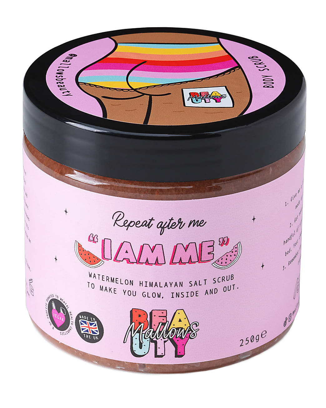 River Island Mallows Watermelon Pink Himalayan Body Scrub | River Island (UK & IE)