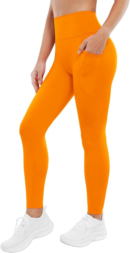 BRXL Built in Underwear Womens High Waisted Workout Yoga Leggings with Pockets Buttery Soft No Fr... | Amazon (US)