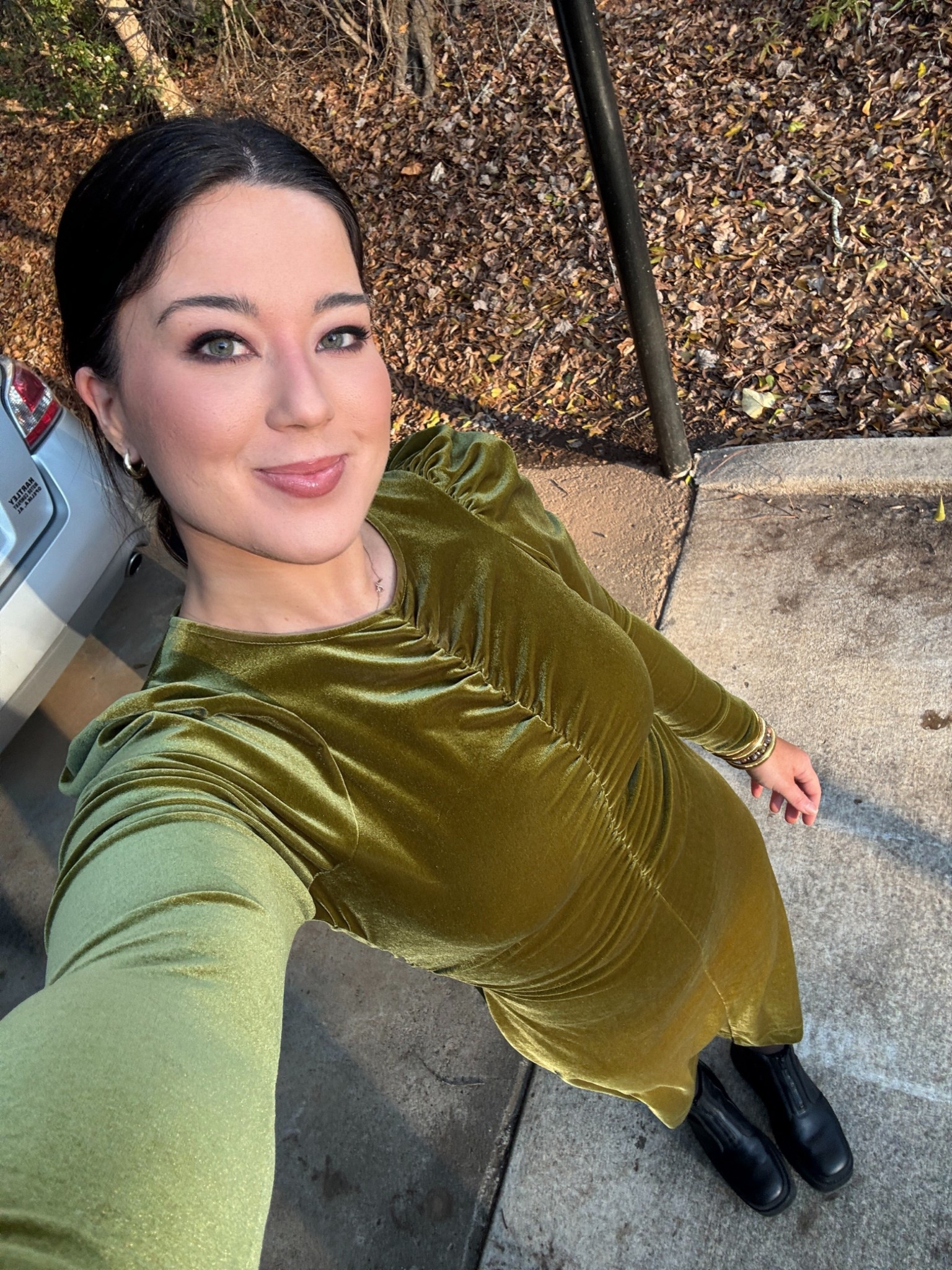 Church Christmas program outfit. Ganni