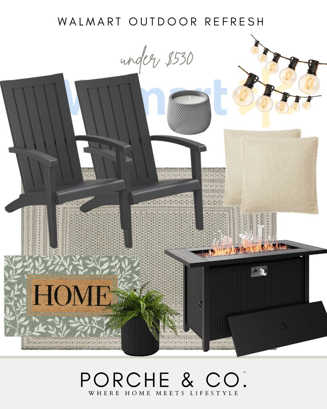 Walmart, Walmart outdoor, outdoor refresh 
#porcheandco #visionboard #moodboard

#LTKStyleTip #LTKHome #LTKSeasonal